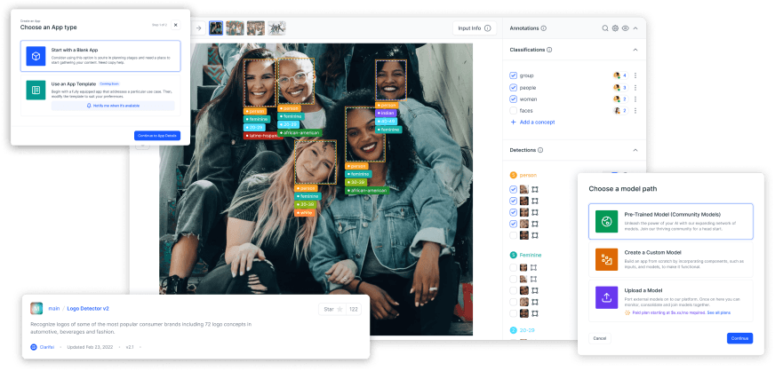Clarifai Computer Vision is at the heart of Clarifai's AI platform - Clarifai Screenshot